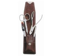 ERBE Étuis de manicure Etui Country, 4 pièces, brun 1 Pce 1 Pce