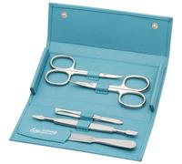 ERBE Étuis de manicure Fetiu à boutons-pression, 5 pièces, bleu mer 1 Pce 1 Pce