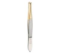 ERBE Pinces à épiler Pincette, 1/3 dorée, 9 cm 1 Pce 1 Pce