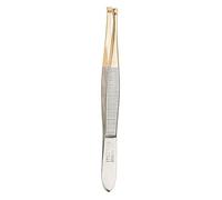 ERBE Erbe Pinces à épiler Pince à épiler, 1/3 doré, 9 cm emballage blister 1 Stk.