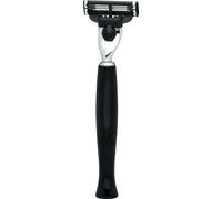 Erbe Rasoir | Gillette® Mach3® | résine précieuse noir Série "Premium Design BARCELONA".