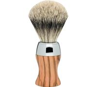 ERBE Solingen Blaireau de rasage en bois d'olivier à bout argenté "Pre