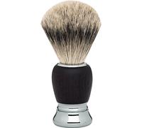 ERBE Solingen Erbe Blaireau de Rasage Erbe Pointe Argent Wengé Bois "P