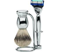 ERBE Solingen Erbe Set de rasage Gillette® Fusion™ Métal fini brillant