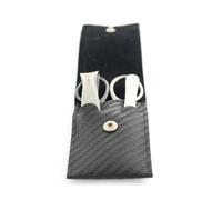 Erbe Solingen Étui à manucure en carbone gris