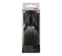 Erbe Solingen Kit de rasage brosse à poils de blaireau avec support, noir 2...