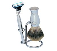 ERBE Solingen Rasage Set plaqué, 3 pièces, Gillette Mach3