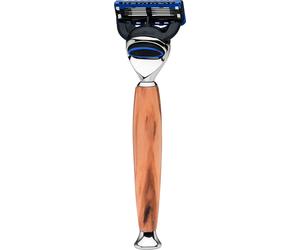 ERBE Solingen Rasoir | Gillette® Fusion™| Bois de d'olivier "Serie Premium Design MILANO