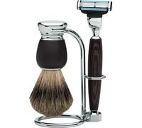 ERBE Solingen Set de rasage Gillette® Mach3® Bois de wengé "Serie Prem