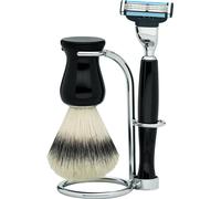 ERBE Solingen Set de rasage Gillette® Mach3® résine précieuse noir Syn