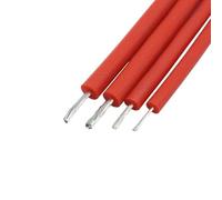 ERBER 1 mètre Prix 50KV 70KV 100KV 200KV 150KV DC Fil Haute Tension en Silicone 16/13/11AWG Fil d'allumage Automobile à Noyau de cuivre étamé (Color : 13AWG 200KV Red)
