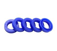 ERBER Joint hydraulique à Arbre Radial Un (IDxODxTHK), 5 pièces, ID 8-19mm, Tige de Piston en polyuréthane, Joint d'huile en PU à lèvre Unique, Tasse en U (Color : 14x22x6(5pcs))