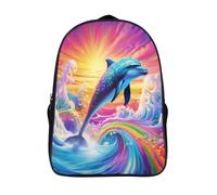 ERBFRIXDB Dolphin Sac À Dos Enfant, Cartable Scolaire Maternelle, Garçons Ou Filles PréScolaire, Sac Porté Dos Sac Bébé, Cadeaux Enfants 40x28x16cm