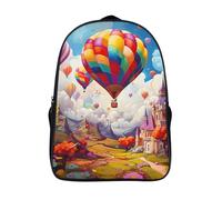 ERBFRIXDB Hot Air Balloon Sac À Dos De Sac À Dos Pour Enfants,Sac À Dos D'enfants D'école Idéal Pour Des Étudiants De Plein Air Sac De Voyage Enfant Utilisation Quotidienne 40x28x16cm