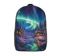 ERBFRIXDB Northern Lights Sacs À Dos Pour Enfant, Imprimé 3D Sac À Dos Enfants Sacs Dos Cartable Scolaire Garçon Kids Backpacks Animé Sac Accessoire De Mode Sac À Dos Pour Garçons Et Filles 17inch