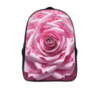 ERBFRIXDB Pink Rose Sac À Dos Enfant, Cartable Scolaire Maternelle, Garçons Ou Filles PréScolaire, Sac Porté Dos Sac Bébé, Cadeaux Enfants 40x28x16cm