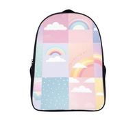 ERBFRIXDB Rainbow Sac À Dos Enfant, Cartable Scolaire Maternelle, Garçons Ou Filles PréScolaire, Sac Porté Dos Sac Bébé, Cadeaux Enfants 40x28x16cm