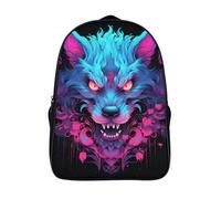 ERBFRIXDB Wolf Sac À Dos Enfant, Cartable Scolaire Maternelle, Garçons Ou Filles PréScolaire, Sac Porté Dos Sac Bébé, Cadeaux Enfants 40x28x16cm