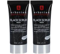 erborian Black Scrub Mask Masque(S) Pour Le Visage 2x50 ml