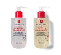 Erborian - Centella Cleansing Gel + Oil - Gel Nettoyant Doux pour Visage + Huile Démaquillante Pour Visage à la Centella Asiatica - Tous Types de Peaux - Soin Cosmétique Coréen - 180ml