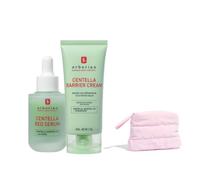 ERBORIAN | Centella Red Serum 30ml + Centella Barrier Cream 50ml + Trousse Offerte | Routine Anti-Rougeurs | Sérum & Crème Visage Apaisants | Peaux Sensibles | Hydratation & Barrière Cutanée