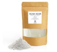 ERBOTECH, Agar Agar, Poudre de Gélatine Alimentaire, Gélifiant 100% Végétal pour la Préparation de desserts, Crèmes et Puddings, Vegan, 400 gr