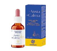 ERBOTECH, Teinture mère Mix-Anxiété Calmante+, gouttes diluables sans alcool, combat l'anxiété et le stress et augmente le bien-être mental, Vegan, non-OGM, Made in Italy, 100ml