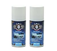 ERC | Désinfectant Clim Voiture One Shot Bactéricide Virucide | Élimine Bactéries, Moisissures, Champignons en 15 min | Spray Mentholé | Norme EN14476 Fongicide | Lot de 2x 150 ml
