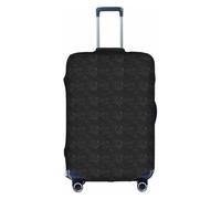ERCgad Abstrait Science Chimie Illustration 3D Impression Universelle Affaires Voyage Valise Housse de Protection Quotidienne Bagages Housse Lavable, blanc, XL, Classique