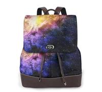 ERCgad Galaxy In The Universe Sac à dos léger et polyvalent pour femme Motif galaxie dans l'univers