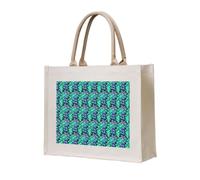 ERCgad Grand sac fourre-tout unisexe avec imprimé extraterrestres verts - Réutilisable - Léger - Pour shopping, voyage, bureau, travail, w nd