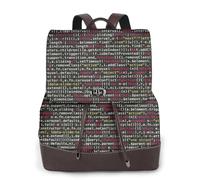 ERCgad Programmeur Programmation Code Print Sac à dos Femme Léger Polyvalent Mode Sac à dos Casual Voyage Travail
