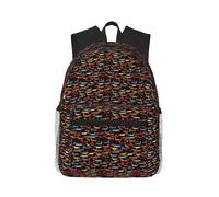 ERCgad Sac à dos léger unisexe avec imprimé « I Love My Dog Teckels » - Sac à dos décontracté - Pour voyage, randonnée, bureau
