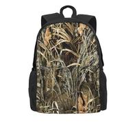 ERCgad Sac à dos pour adulte imprimé camouflage jaune et vert résistant à l'eau pour la randonnée, le bureau, le camping, les trajets au travail, le pique-nique