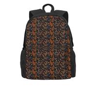 ERCgad Sac à dos pour adulte imprimé poule résistant à l'eau pour randonnée, bureau, camping, trajet, travail, pique-nique