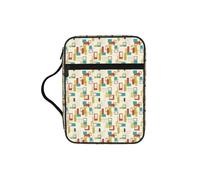 ERCgad Sac de rangement doux imprimé moderne du milieu du siècle pour homme et femme Pasteurs Bible Cadeau église maison voyage