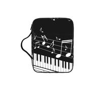 ERCgad Sac de rangement souple avec touches de piano avec notes de musique pour homme et femme, pasteurs de la Bible, cadeau à l'église, à la maison, en voyage