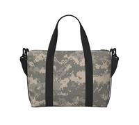 ERCgad Sac de voyage militaire à imprimé camouflage numérique, unisexe, léger, polyvalent, w nd, tennis, camping, pêche
