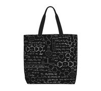 ERCgad Sac fourre-tout de grande capacité avec impression scientifique abstraite, chimie, sac à bandoulière pour le quotidien, le shopping, les voyages, le travail