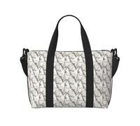 ERCgad White Trees Sac de voyage unisexe léger et polyvalent Motif camouflage