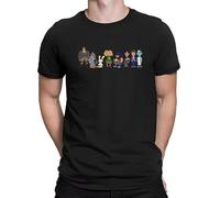 ERCGreDRRT Day of The Tentacle Game Pixel Tshirt Homme Men's Streetwear Blusas Cotton T Shirt for Men Black M