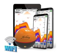 Erchang F68 WIFI détecteur de poisson 100M sondeur de pêche sans fil sondeur d'écho détecter la pêche pour la pêche en mer sur le lac IOS et Android F68-Wifi