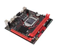 Erchineko H81 Micro ITX Carte Mère Mini ITX Carte Mère LGA1150 DDR3 M.2 NVME pour Core I7 I5 I3 E3 avec 1080p VGA Double Sortie PCIE2.0 X8 (réseau 100 Mbps)