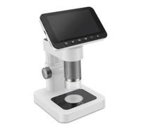Erchineko Microscope Numérique 4,5" : Loupe 1080P 1000X | Microscope pour Réparation électronique, Support de Bras de Flèche Pro, avec 8 Lumières LED, Compatible PC/TV