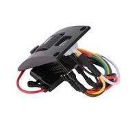 Erchineko Panneau de Commande à Bascule pour Pompe de Cale 3 Voies, 12V | Interrupteur manuel d\'arrêt automatique avec alarme 85dB, fusible 20A, pour bateau, yacht, camping-car, camion, SUV