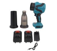 Erchineko Souffleur de Feuilles sans Fil 21 V 2 en 1, Aspirateur électrique à Vitesse Variable 29 800 TR/Min avec 2 Batteries pour l'élimination de la Poussière de Neige, de la Sciure de Bois, du