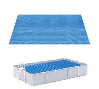 Erconsso Bâche solaire pour piscine hors sol, couverture thermique, film d'isolation pliable pour réduire la pollution extérieure et isolation thermique