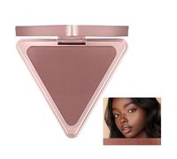 Erconsso Bronzer Powder,Bronzeur Poudre Visage - Poudre Compacte Triangulaire Palette Mat Fixante Pour Joues