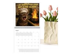 Erconsso Calendrier Mural Mensuel,Calendrier Mensuel Annuel Complet - Organisateur Hebdomadaire Du Dimanche Au Samedi,Pour Adolescents Adultes Amateurs D'Animaux Enseignants Etudiants