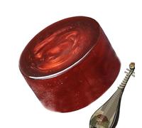 Erconsso Colophane basse | Petite colophane de violon légère à faible poussière pour archets, accessoires naturels durables petit outil pour kit de son de musique polonaise instrument débutant